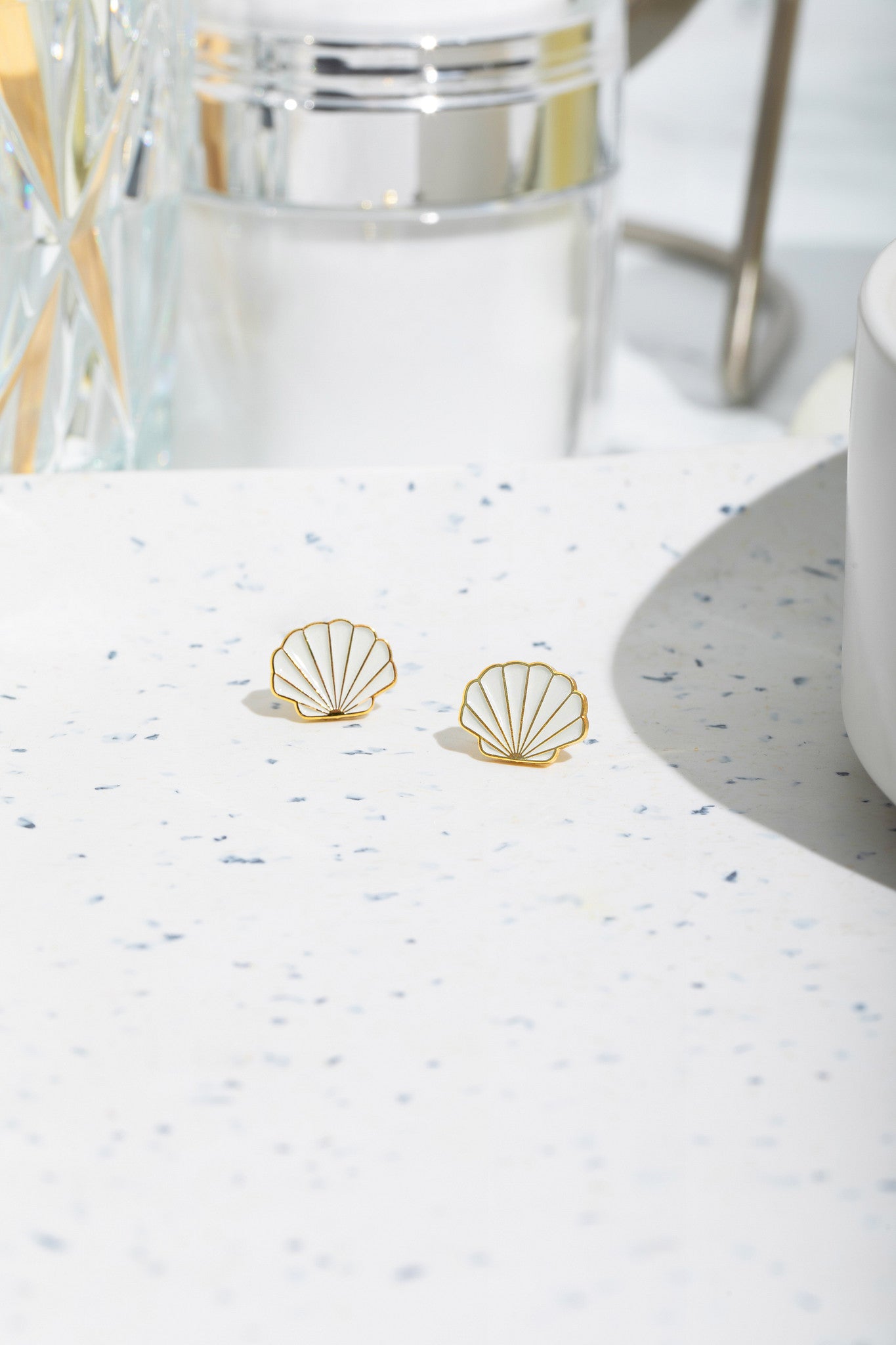 Seashell Studs