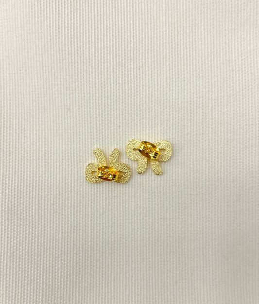 Ribbon Stud Earrings