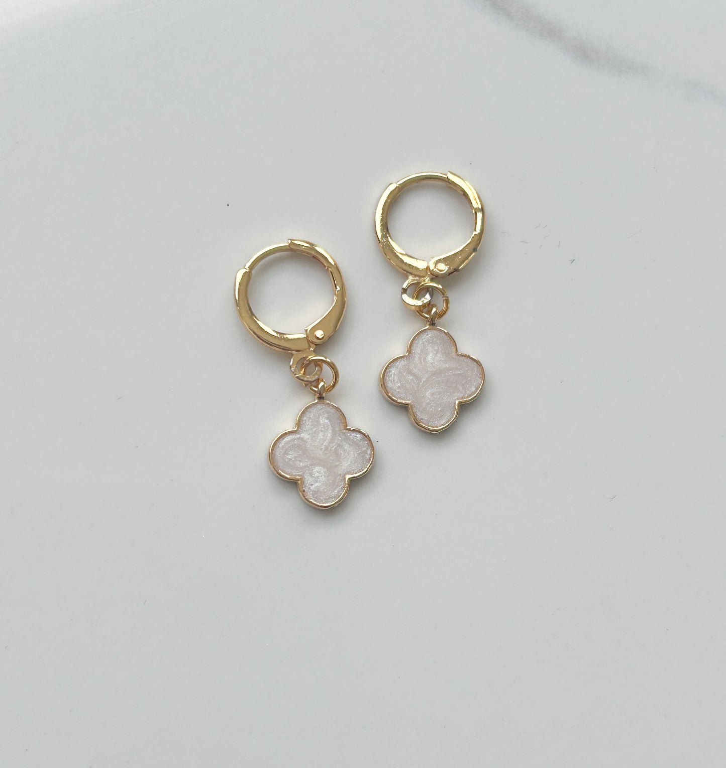 Silver Clover Earrings